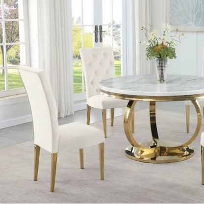 Modern Design Upholstered Dining Chair Set of 2
