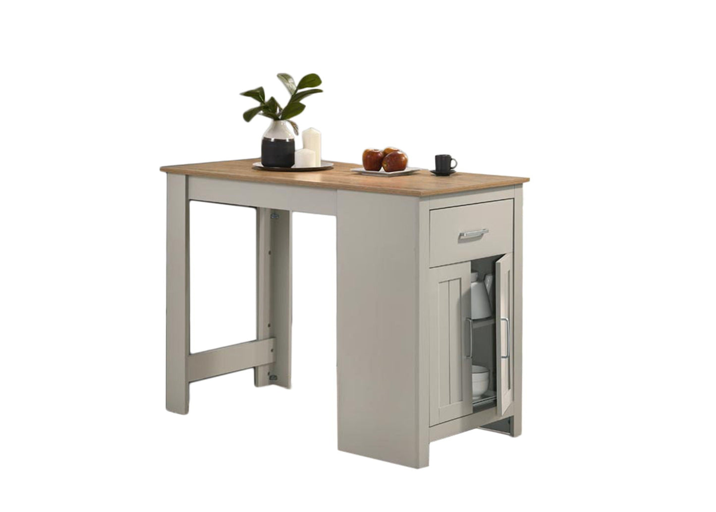 Alonzo Counter Height Dining Table With Storage
