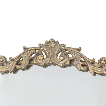 Arch Mirror with Baroque-inspired gilded frame, wall decor by Unique Piece Furniture on Tampa Home & Garden Store