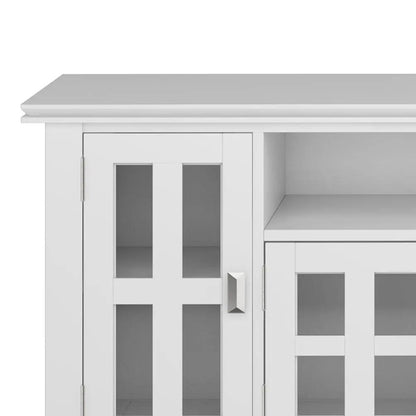 Artisan Tv Media Stand Glass Doors and Drawers