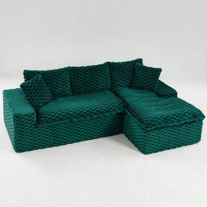 Modular Convertible Sofa and Twin Chaise Lounge