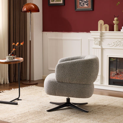 Cozy Cuddle Swivel Chair and Breathable Fabric