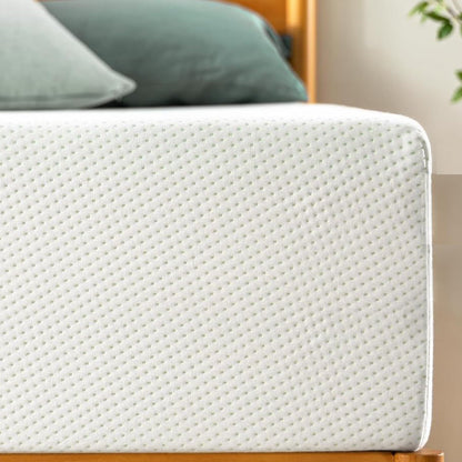 Made In US 6in Twin Size Mattress by HouseOfZazla with white dotted fabric on Tampa Home & Garden Store