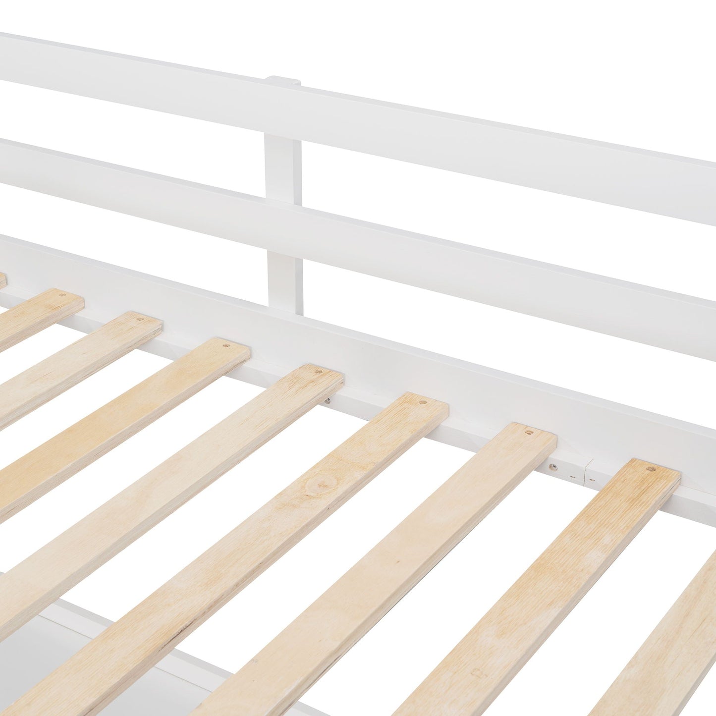Space Saving Loft Bed with Desk and Drawers