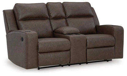 Lavenhorne Double Reclining Loveseat Granite