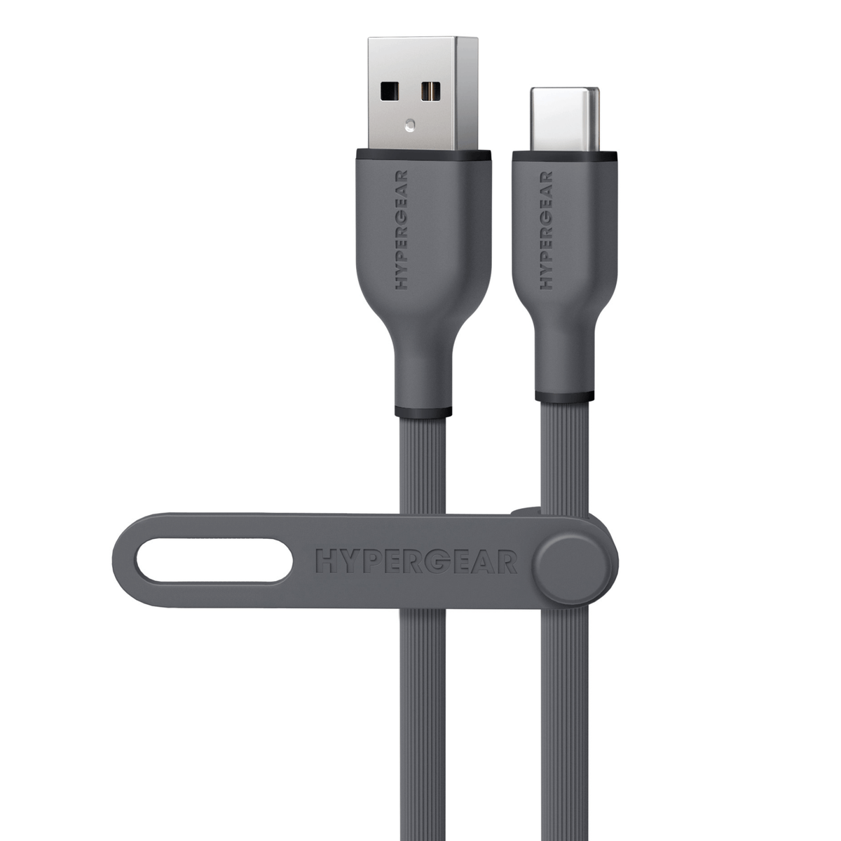Flexi PRO USB to USB-C Cable 4ft, grey HyperGear USB-A and USB-C connectors on Tampa Home & Garden Store