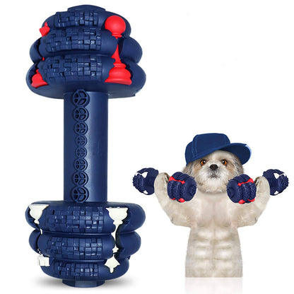 Durable blue rubber dog chew toy set for aggressive chewers, 4-piece for medium/large dogs on Tampa Home & Garden Store