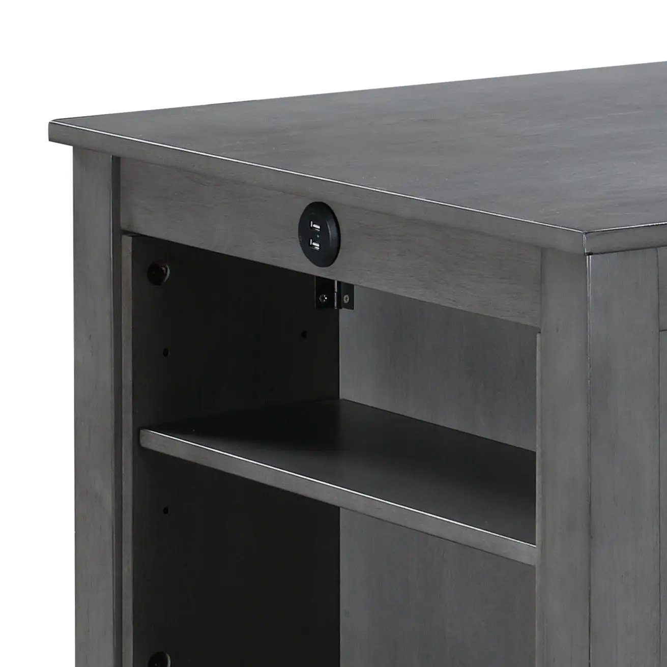 Graham Counter Height Dining Table USB Ports