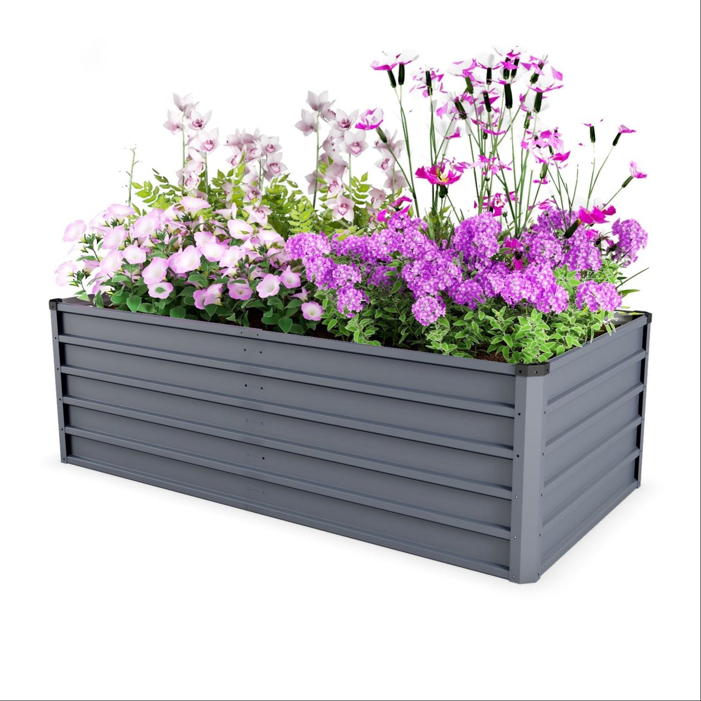 Sturdy Outdoor Garden Bed and Coated Steel Frame