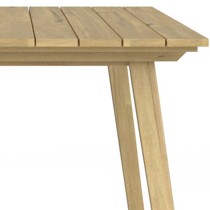 Kona and the Light Teak Outdoor Dining Table