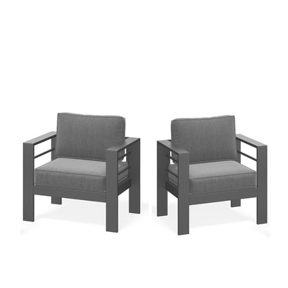 All Weather Patio Chairs and Thick Foam Cushions