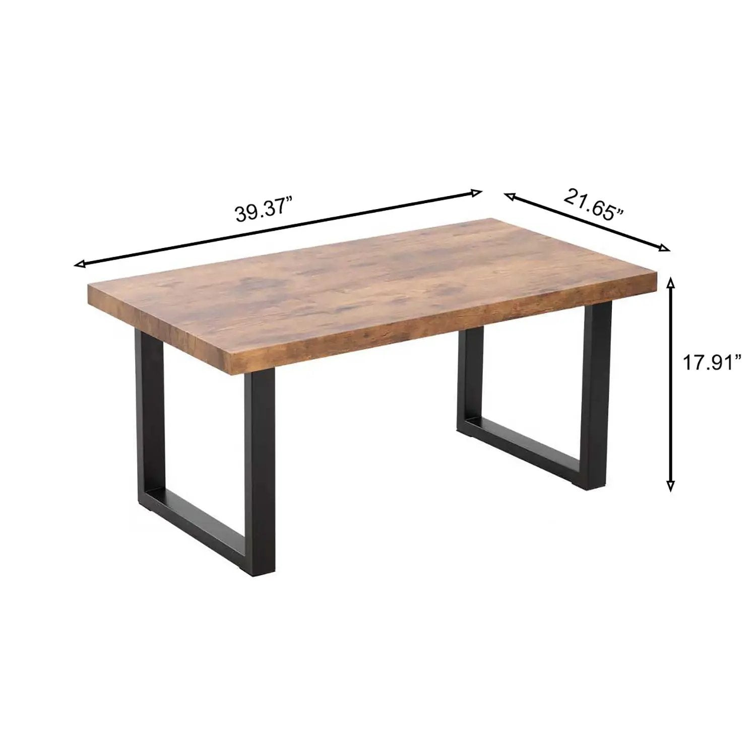 Table For Living Room wooden top with black metal legs by Unique Piece Furniture on Tampa Home & Garden Store