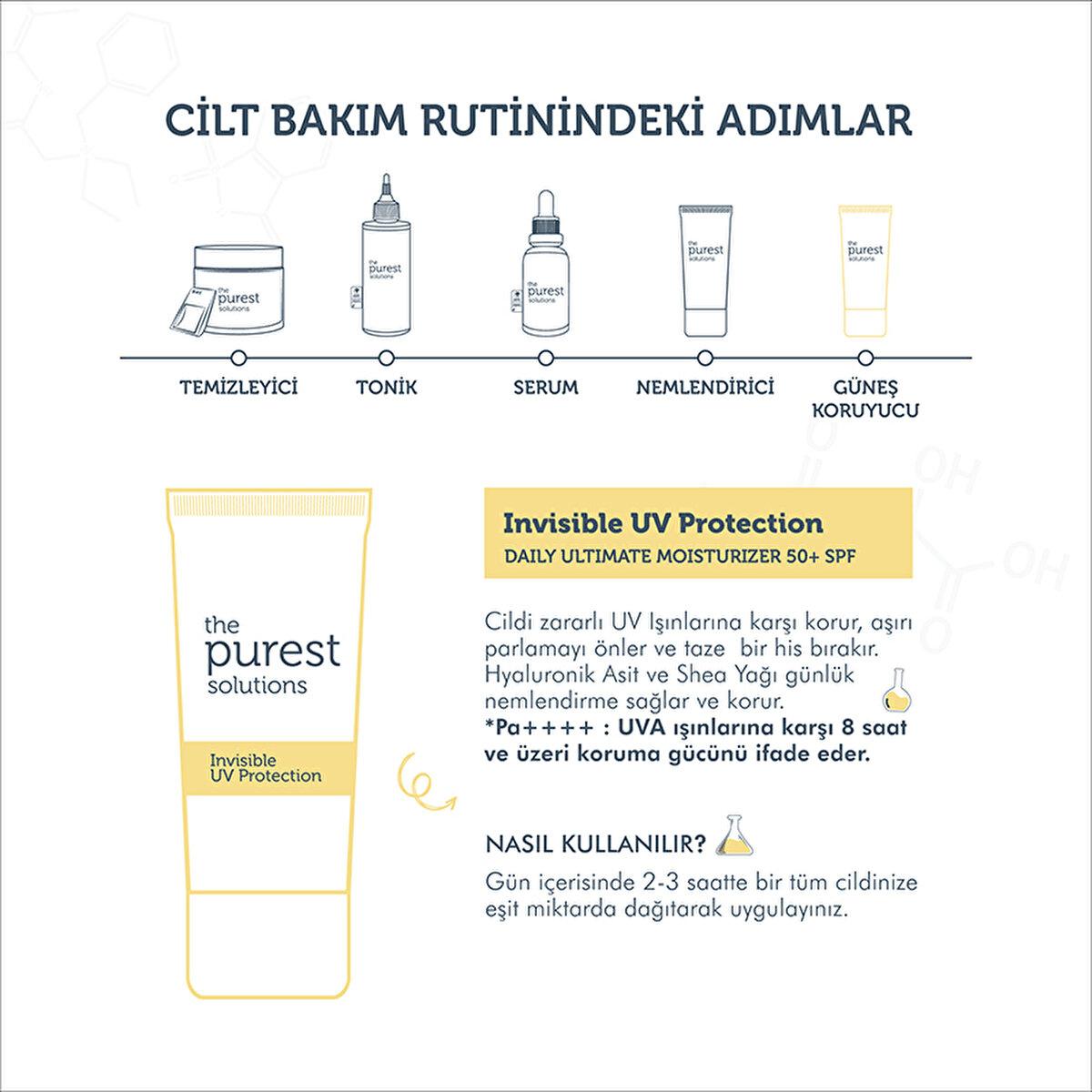 UV Protective Moisturizer SPF 50+ by The Purest Solutions, white tube with yellow label on Tampa Home & Garden Store