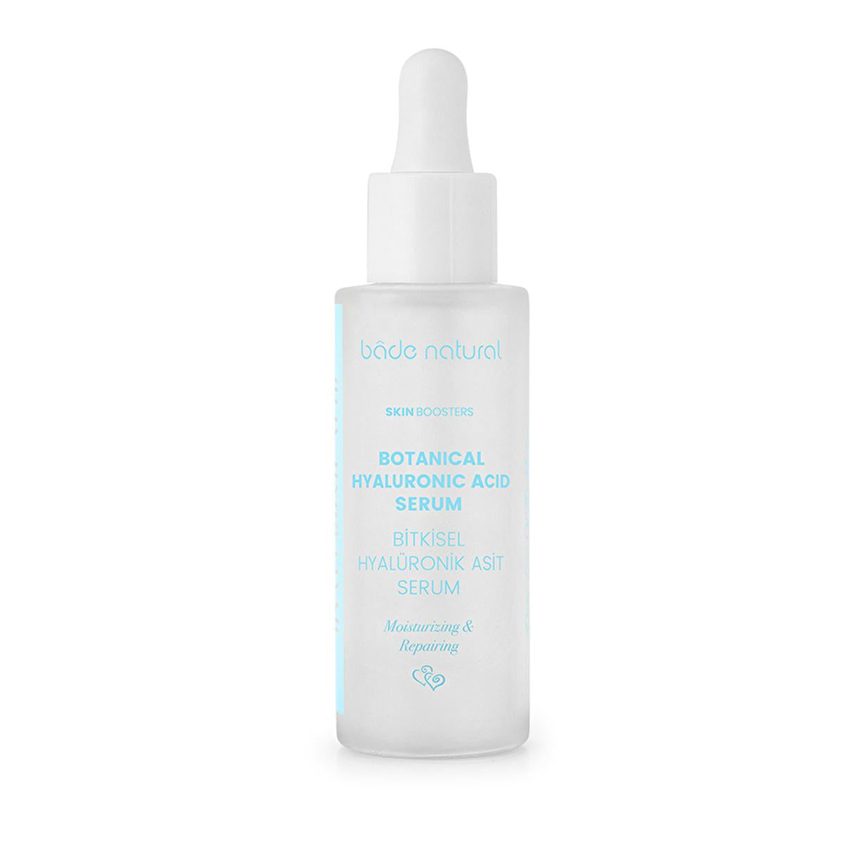 Botanical Hyaluronic Serum bottle with dropper; Bade Natural on Tampa Home & Garden Store