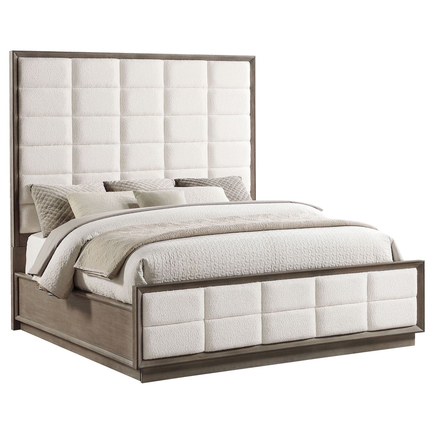 Prescott Luxurious Upholstered Tufted Bed