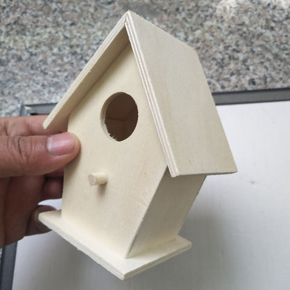 Creative Wooden Bird Nest Ornaments wood birdhouse with round entrance Sell My Stuff on Tampa Home & Garden Store