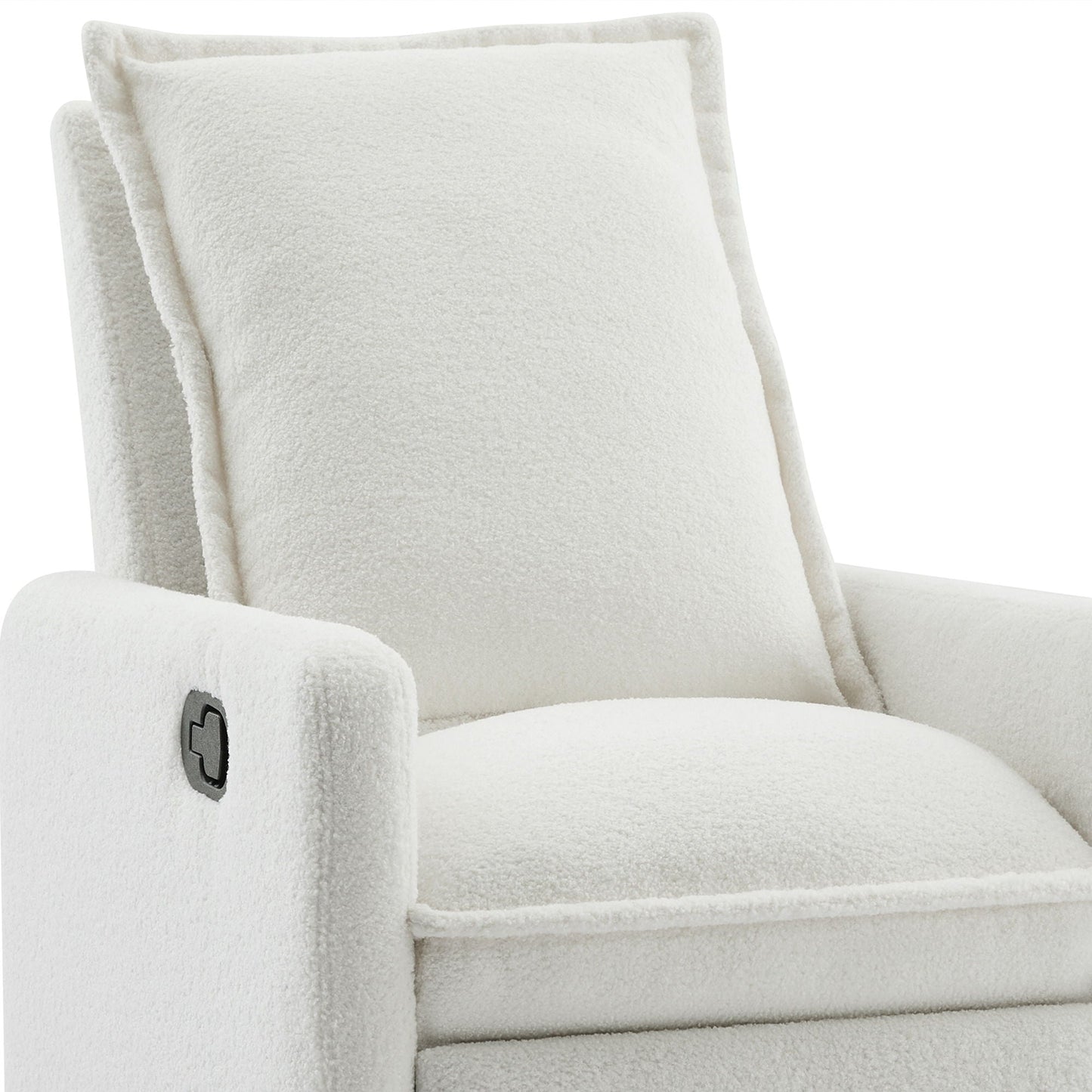 Cozy Swivel Glider Recliner Chair and Leg Rest