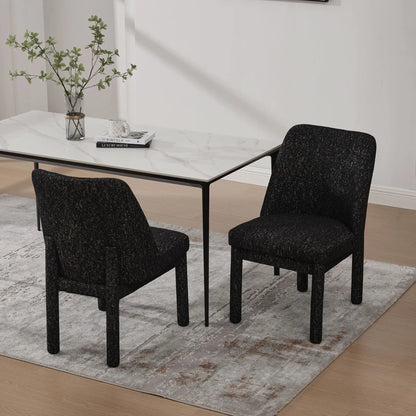 Wide Minimalist Dining Chair for Modern Homes