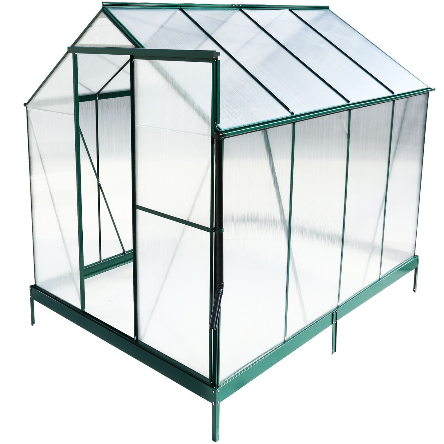 Heavy Duty Polycarbonate Greenhouse Kit and Door