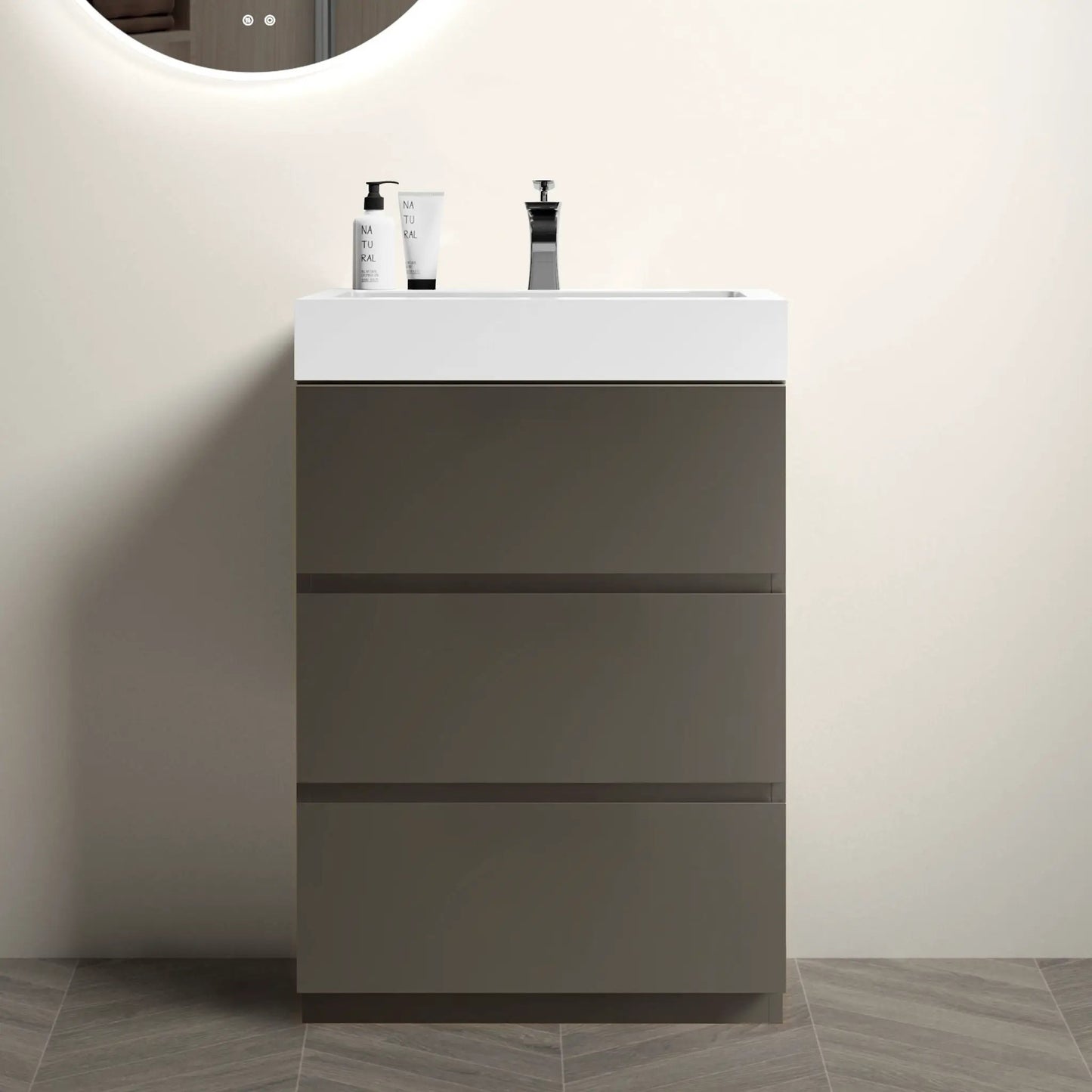 Alice Bathroom Vanity With Sink and Large Storage