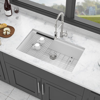 Quartz Kitchen Sink with Granite Composite Workstation, Undermount on Tampa Home & Garden Store