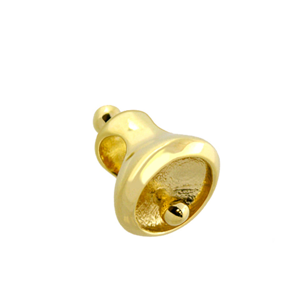 Gabriella Beads Bell gold-tone charm pendant, Lauren G Adams collection on Tampa Home & Garden Store