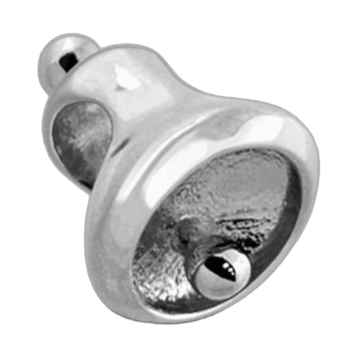 Gabriella Beads Bell charm silver bear-shaped bead by Lauren G Adams on Tampa Home & Garden Store