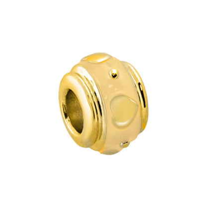 Gabriella Beads Heart charm, Lauren G Adams gold-tone bead for Charms & Pendants on Tampa Home & Garden Store