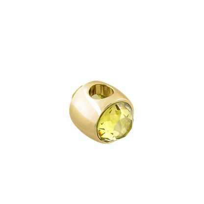 Gabriella Beads Birthstone charm bead gold-tone yellow gemstone Lauren G Adams on Tampa Home & Garden Store