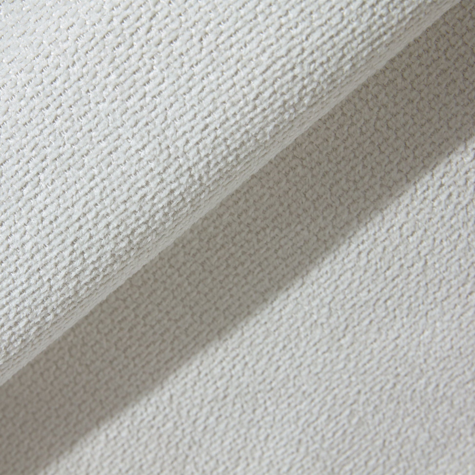 Harper Upholstered Bed fabric close-up in cream ivory by HouseOfZazla on Tampa Home & Garden Store