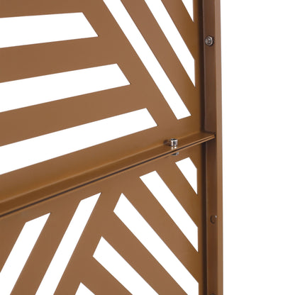 Freestanding Metal Privacy Screen and Stand