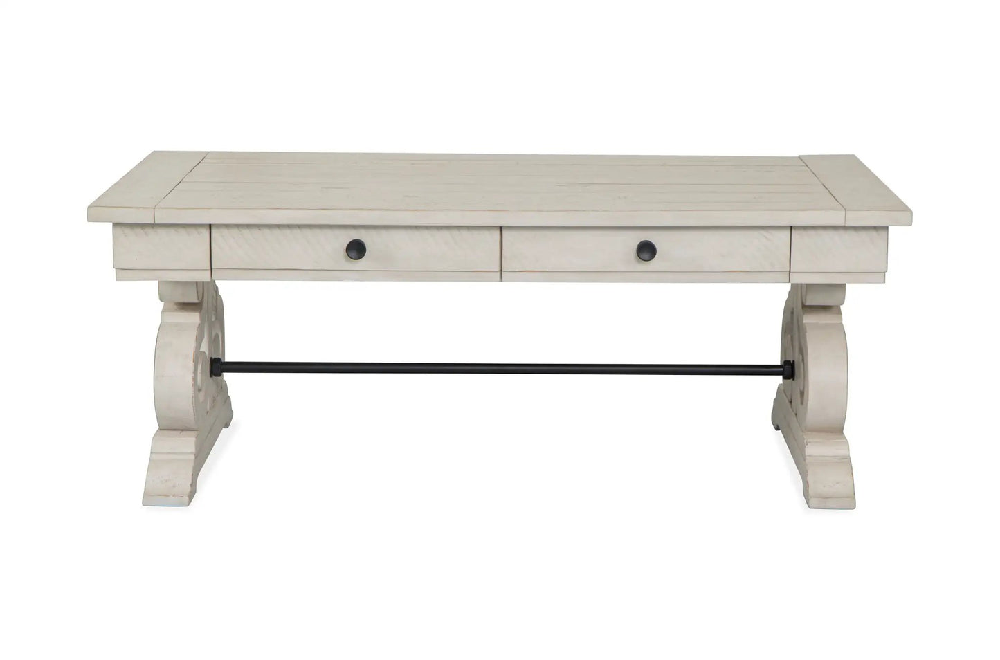 Bronwyn Rectangular Cocktail Table in Alabaster