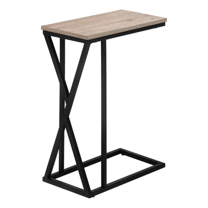 C Shaped Accent Table with Contemporary Design