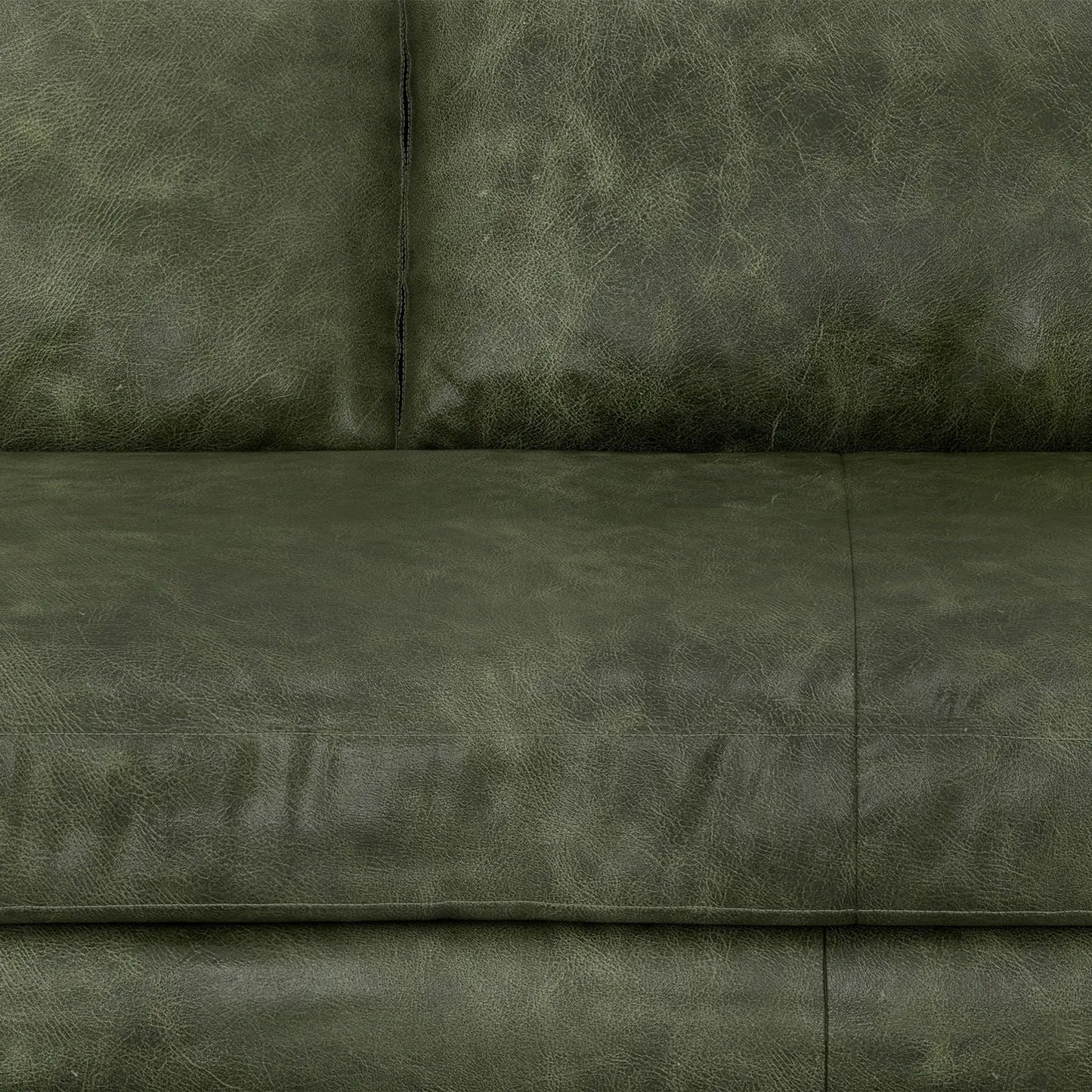 Morrison Sofa and Ottoman Set in Leather