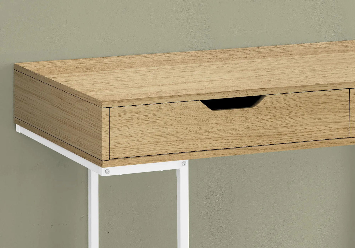 Computer Desk for Home Office with Marble Look