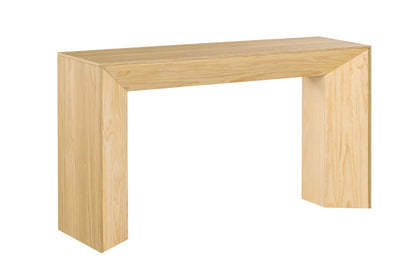 Harold Wood Coffee Table solid pine construction in light brown by HouseOfZazla on Tampa Home & Garden Store
