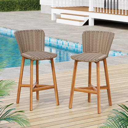 Lymington Patio Outdoor Bar Stool Set of 2