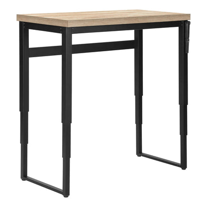 Computer desk frame in black metal with oak top, adjustable desk Unique Piece Furniture on Tampa Home & Garden Store