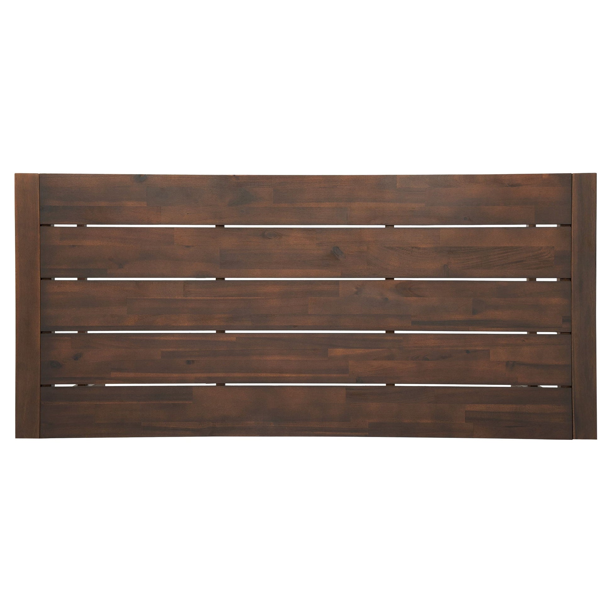 Patio Bar Set 5-piece outdoor set with dark brown wood slat panels on Tampa Home & Garden Store