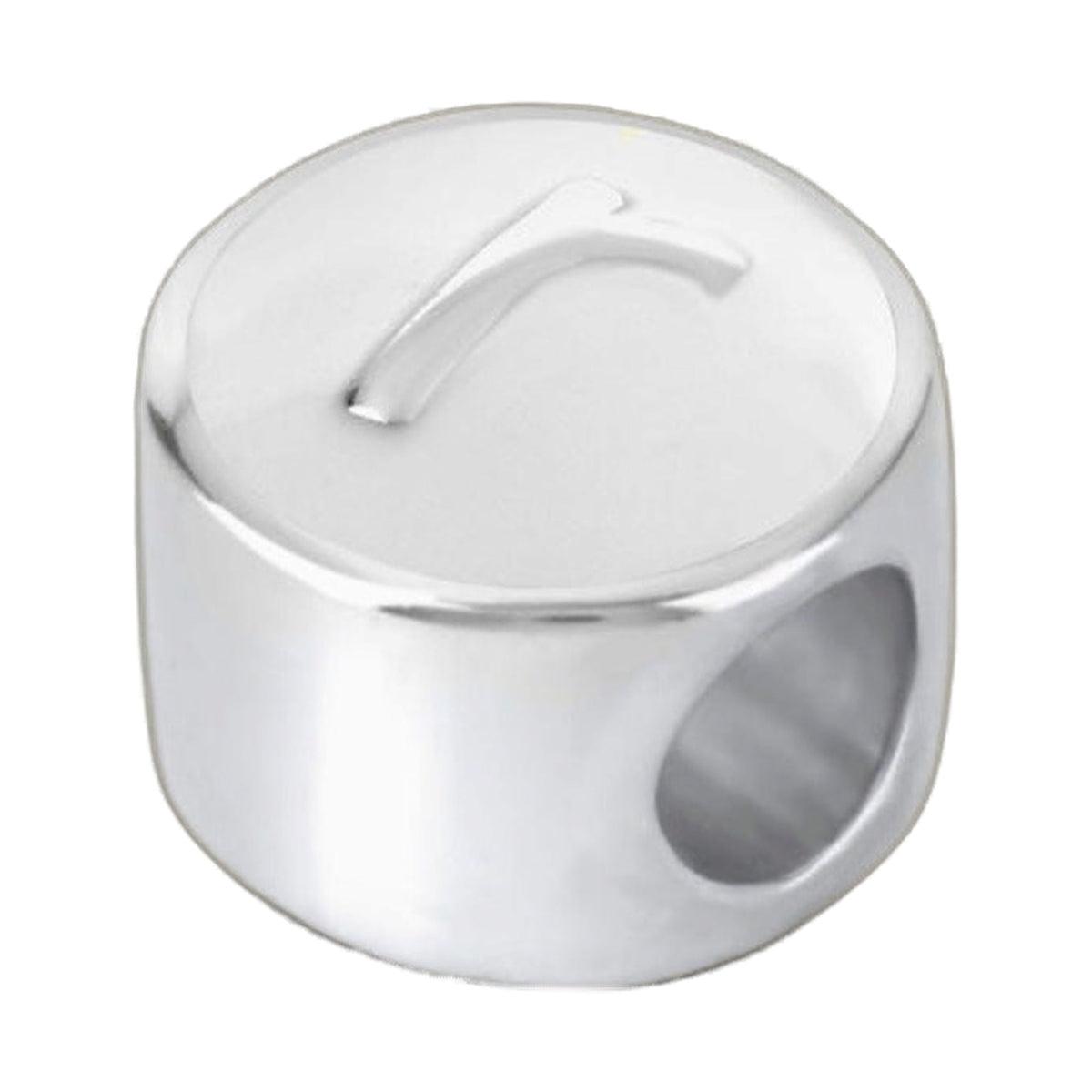 Gabriella Beads Initial charm by Lauren G Adams in silver metal on Tampa Home & Garden Store