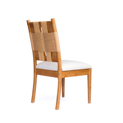 2 Piece Paper Rope Dining Chairs Set With Wood by HouseOfZazla wood frames with rope backs on Tampa Home & Garden Store