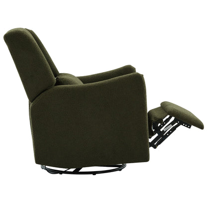 Wide Wingback Swivel Glider And Recliner