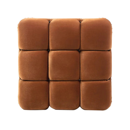 Marcel Bubble Modular Modern Cocktail Ottoman nine-cube cognac velvet by Unique Piece Furniture on Tampa Home & Garden Store
