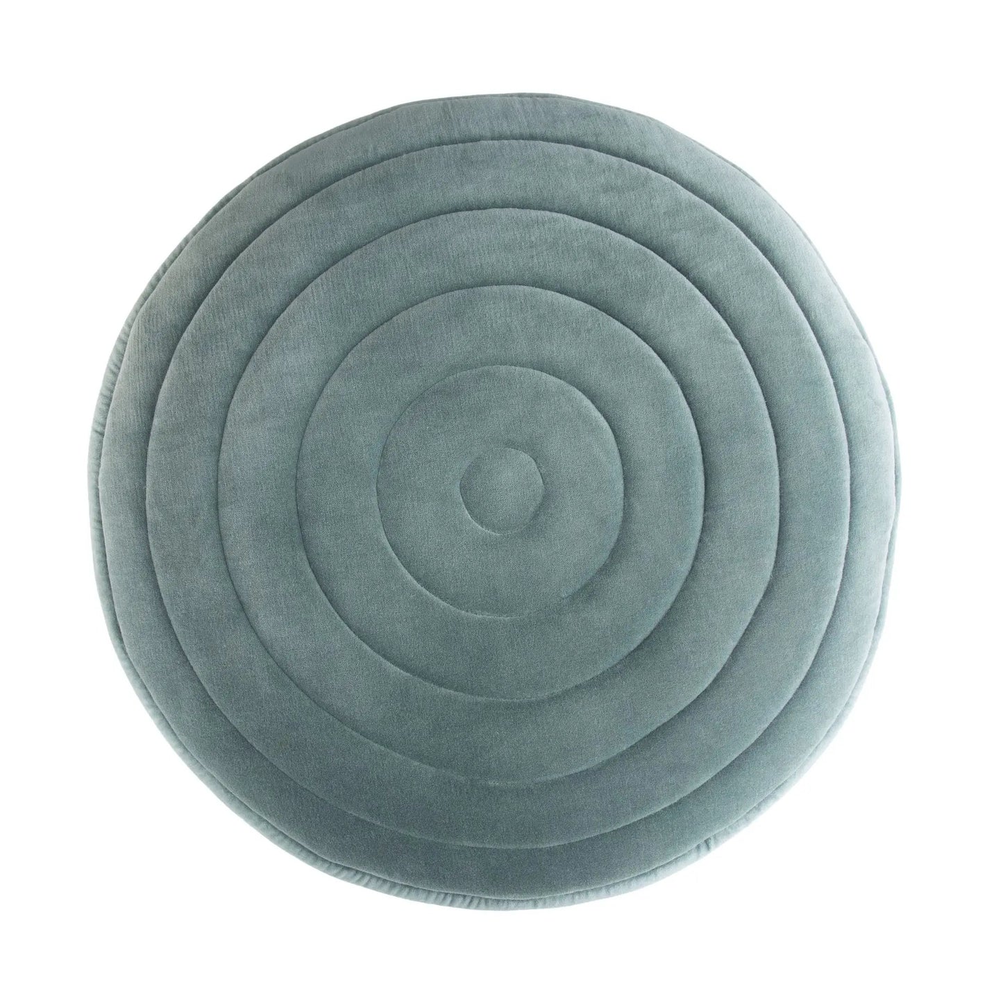 Vivienne Upholstered Round Pouf for Living Room