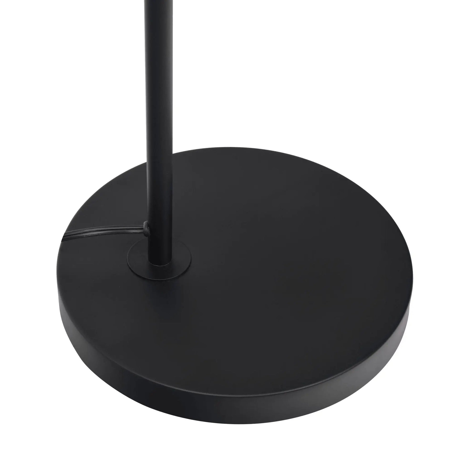 Seoul floor lamp by Unique Piece Furniture with rotary switch, black metal stem and base on Tampa Home & Garden Store