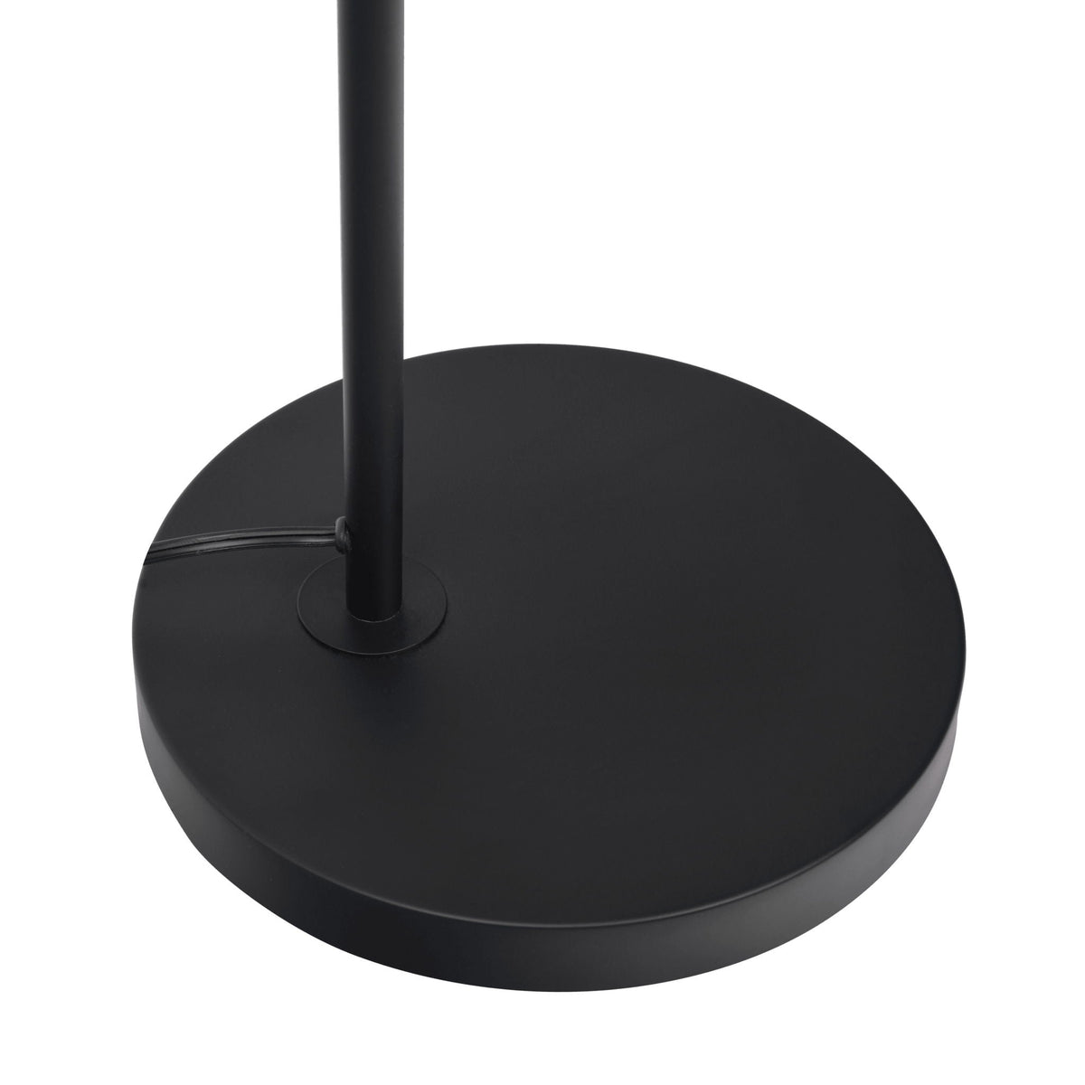 Seoul floor lamp with rotary switch, black finish and round base by HouseOfZazla on Tampa Home & Garden Store