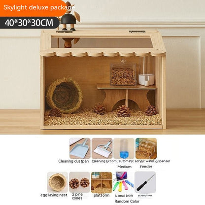 Winter Pet Feeding Incubator wooden bird cage with skylight 40x30x30 cm Sell My Stuff on Tampa Home & Garden Store