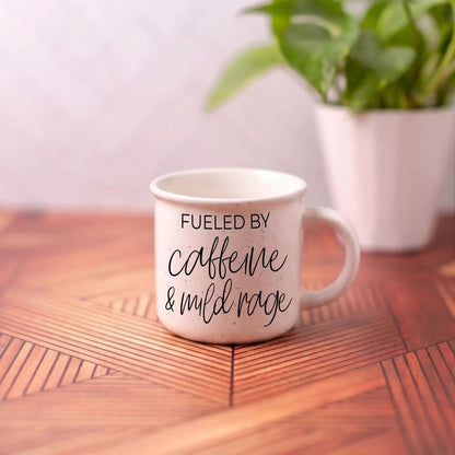 Caffeine Fueled Rage Mug for Coffee Lovers