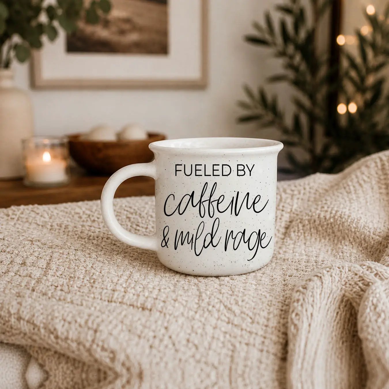 Caffeine Fueled Rage Mug for Coffee Lovers