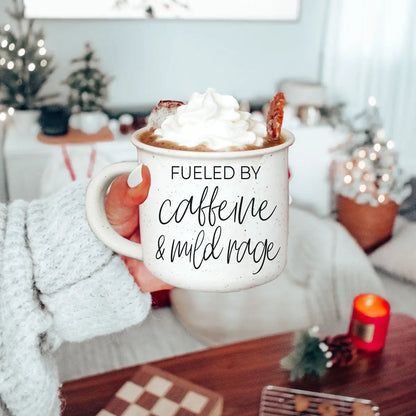 Caffeine Fueled Rage Mug for Coffee Lovers